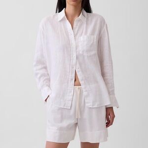 White Linen Shirt